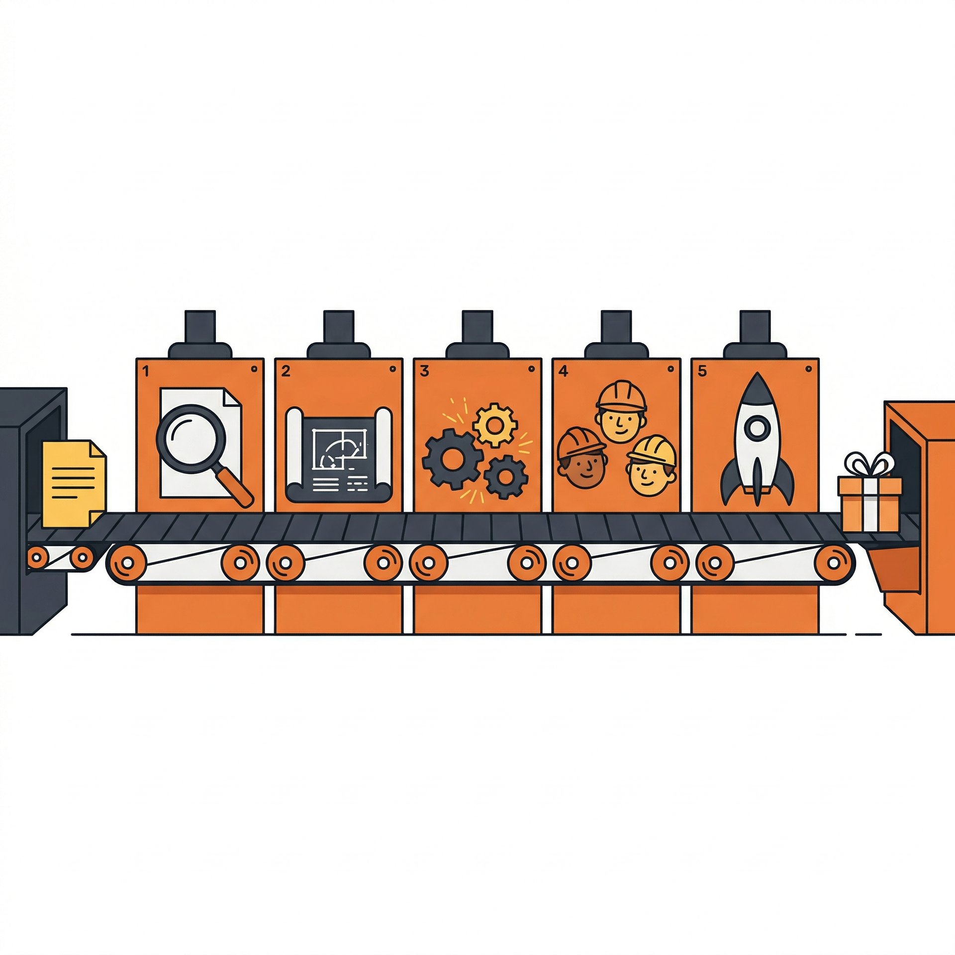 Gyrum conveyor factory scene