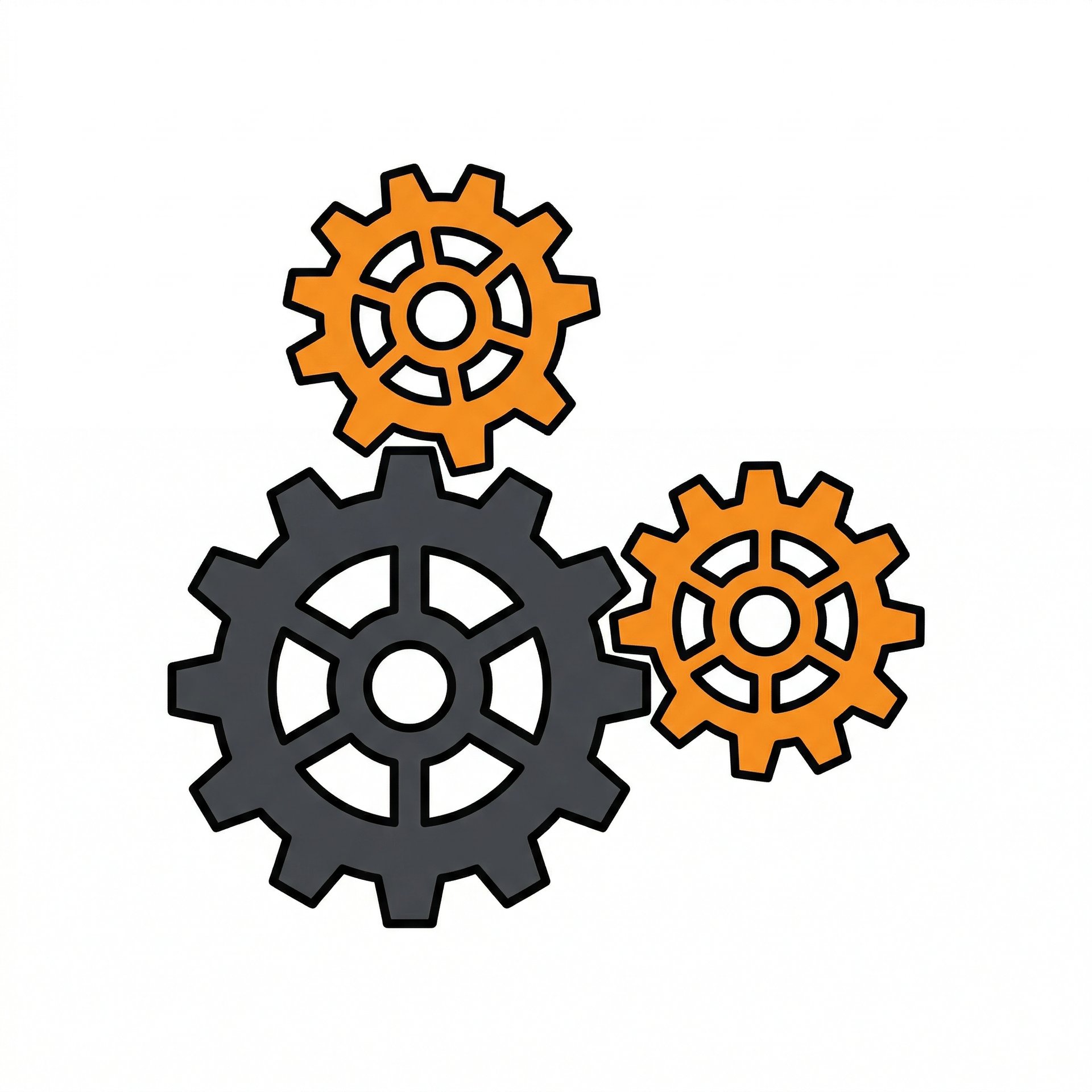 Gears station illustration